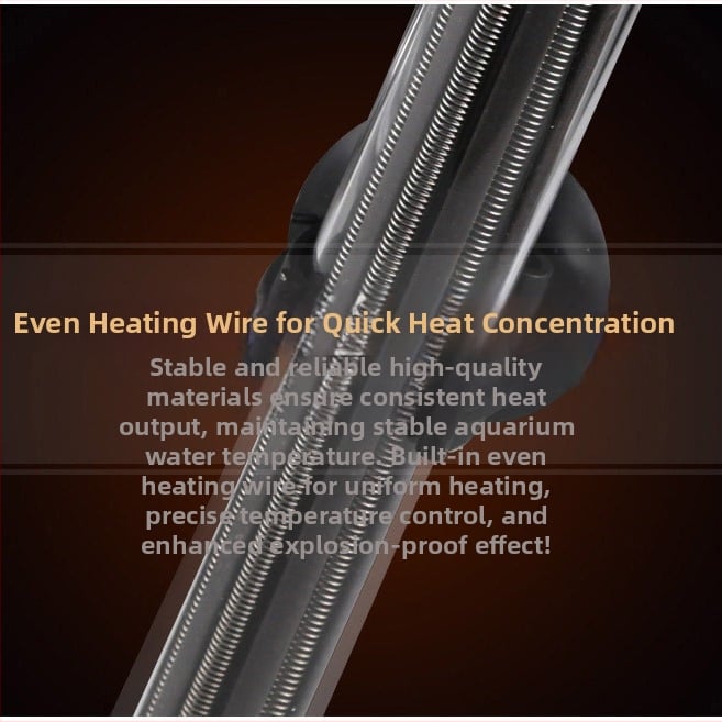 Akvariumo šildymo lazdelė su kvarciniu vamzdeliu, JRB serija, prekinis ženklas Jialu, galia 50–500 W