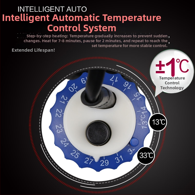 Akvariumo šildymo lazdelė su kvarciniu vamzdeliu, JRB serija, prekinis ženklas Jialu, galia 50–500 W