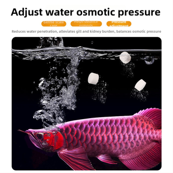 Akvarijná soľná guľa – sterilizácia, zmäkčovanie vody, čistenie pre chov rýb