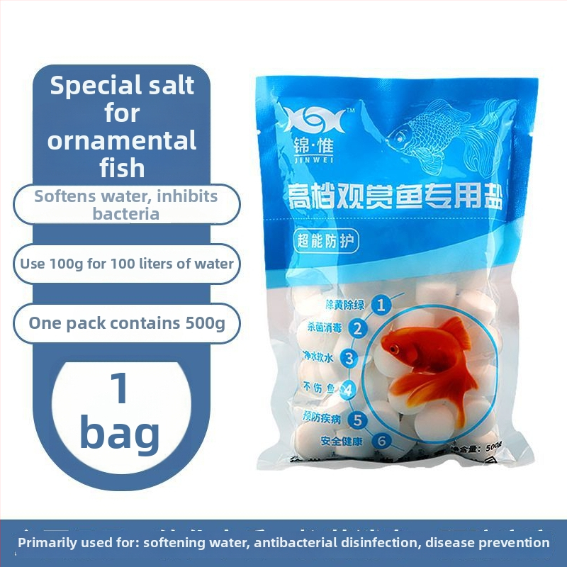 Akvarijná soľná guľa – sterilizácia, zmäkčovanie vody, čistenie pre chov rýb