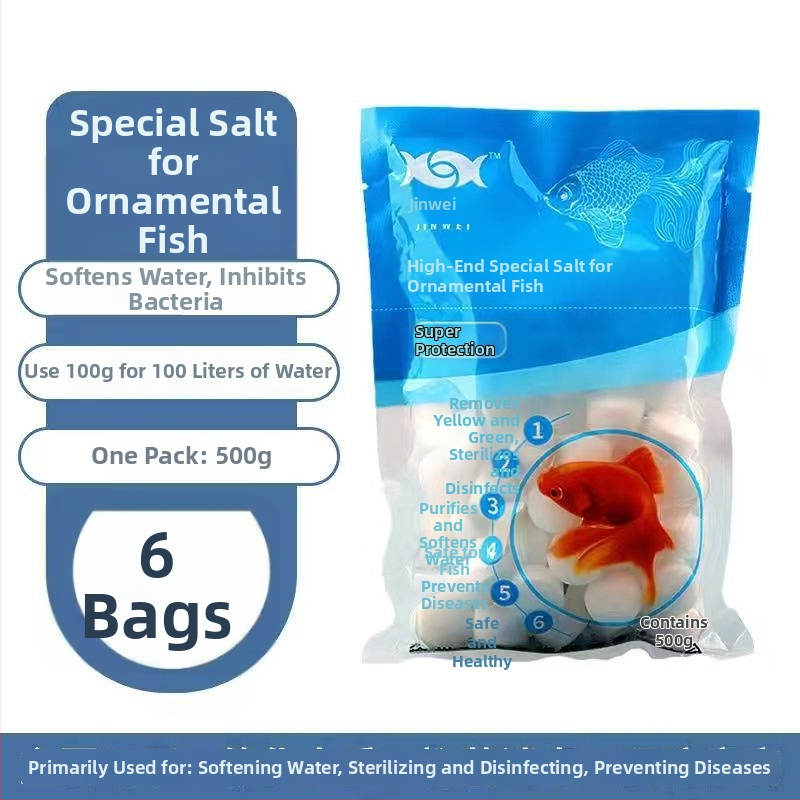 Akvarijná soľná guľa – sterilizácia, zmäkčovanie vody, čistenie pre chov rýb