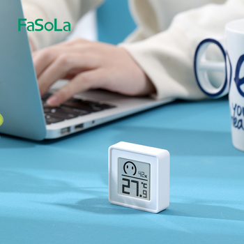 FaSoLa Vnútorný Digitálny Teplomer S Vlhkоmerom – Nástenné Montovanie, Teplota Miestnosti A Vlhkosť