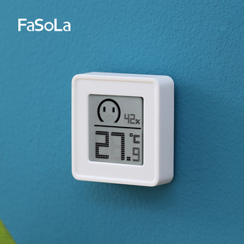 FaSoLa Vnútorný Digitálny Teplomer S Vlhkоmerom – Nástenné Montovanie, Teplota Miestnosti A Vlhkosť
