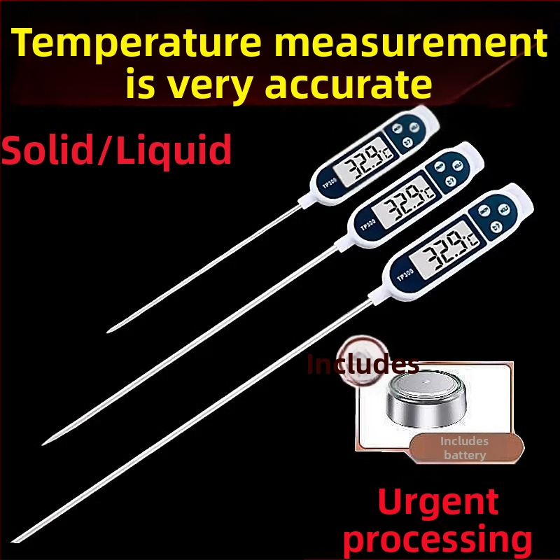 Teplomer na potraviny s sondou – vysoká presnosť, vhodný pre detské mlieko, kuchyňu, teplotu oleja a vody