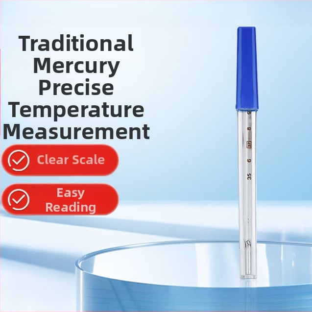 10 kusov trojuholníkový teplomer s ortuťou, model CRW23A, pre dojčatá a dospelých