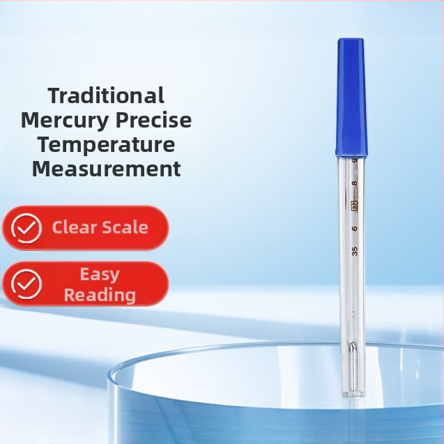 10 kusov trojuholníkový teplomer s ortuťou, model CRW23A, pre dojčatá a dospelých