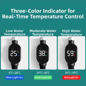 Pengyi HUASWDJ vodný teplomer do sprchy, domáce použitie