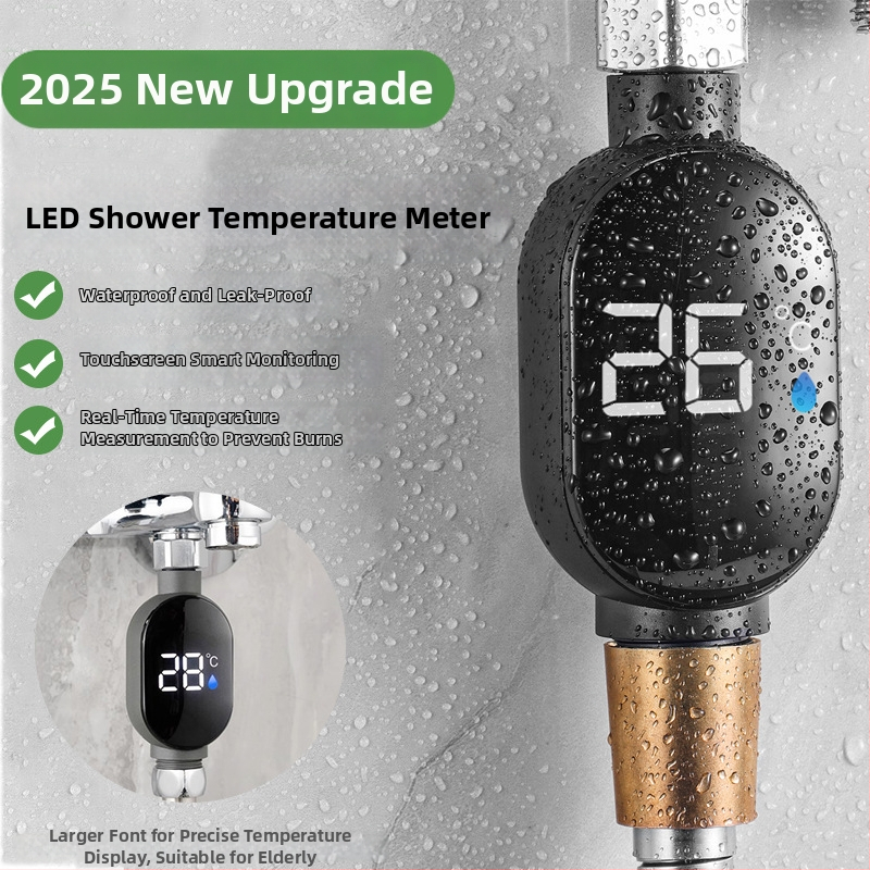 Pengyi HUASWDJ vodný teplomer do sprchy, domáce použitie