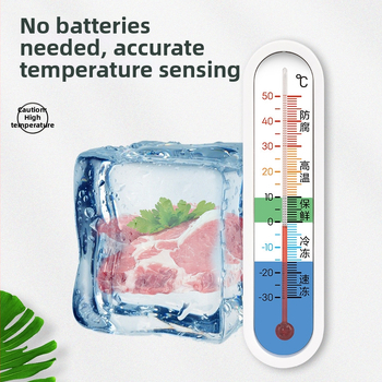 Deli vlhkomer pre chladničku/mrazničku s integrovaným teplomerom, určený pre lekárenské chladiace skladovanie a skrinky na vzorky