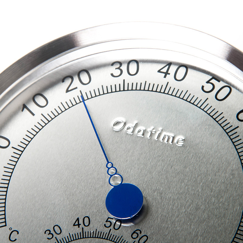 TH600B Termometru și higrometru, oțel inoxidabil, 0-100°C, Precizia umidității 100%