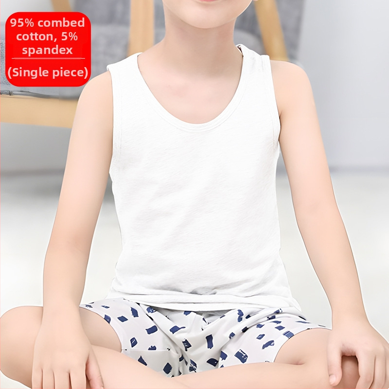 Unisex bavlnené tielko bez rukávov, priedušné a vlhkosť odvádzajúce, okrúhly výstrih, 95% bavlna 5% elastan, stredná hmotnosť látky 141–160 g/m2, leto/jar, všestranné