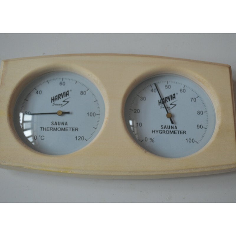 Termometru și higrometru din lemn pentru saună și baie, marca Huayang, greutate 298 g