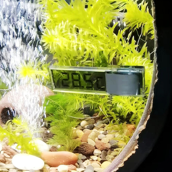 Teplomer do akvária s 3D LCD displejom, elektronickým indukčným senzorom, meria teplotu vody pre akváriá a teráriá pre želvy