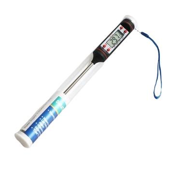 Potravinársky teplomer s digitálnym displejom, rozlíšenie 0,1°C, prispôsobiteľná sonda, Chef Ji Qixiu