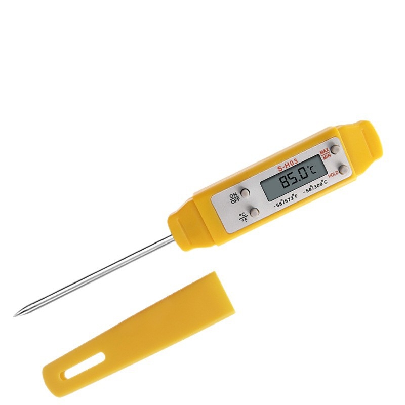 Kuhinjski toplomjer s sondom - za ulje, mlijeko i vodu, visoka preciznost elektronički toplomjer za pečenje, 0.1°C rezolucija