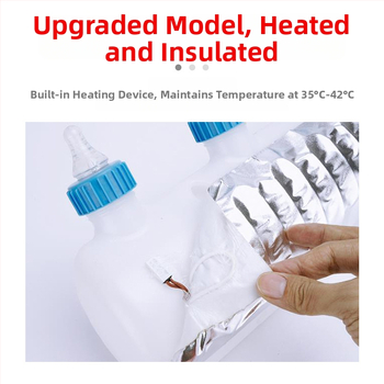 Dzīvnieku barošanas ierīce ar konstantu temperatūru; piemērota cūkām, liellopiem, aitām un mazulim