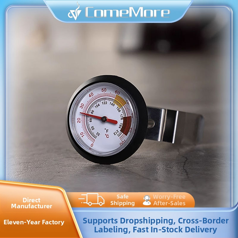 ComeMore potravinový teploměr z nerezovej ocele na mlieko, kávu a vodu – úprava výroby, licencovaná súkromná značka, 300 kusov v balení