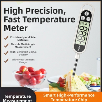 Kairun TP300 Digitálny kuchynský teplomer s sondou — vysoká presnosť, pre dojčenské mlieko, vodu, olej a jedlo