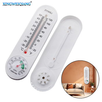 Vnútorný teploměr a vlhkomer, dlhý nástenný model, vhodný pre domácnosť, skleníky, poľnohospodárstvo a akvakultúru; k dispozícii súkromná značka.