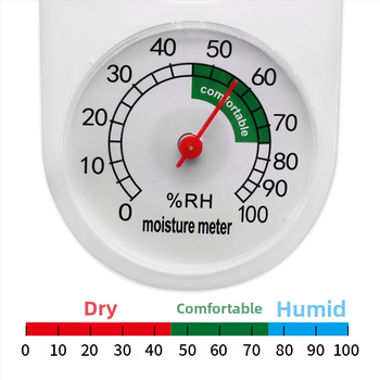 Vnútorný teploměr a vlhkomer, dlhý nástenný model, vhodný pre domácnosť, skleníky, poľnohospodárstvo a akvakultúru; k dispozícii súkromná značka.