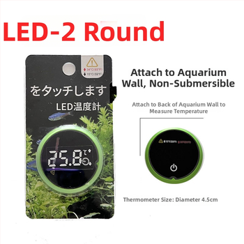 KT-902 Induktívny elektronický teplomer do akvária s dvojitým zobrazením