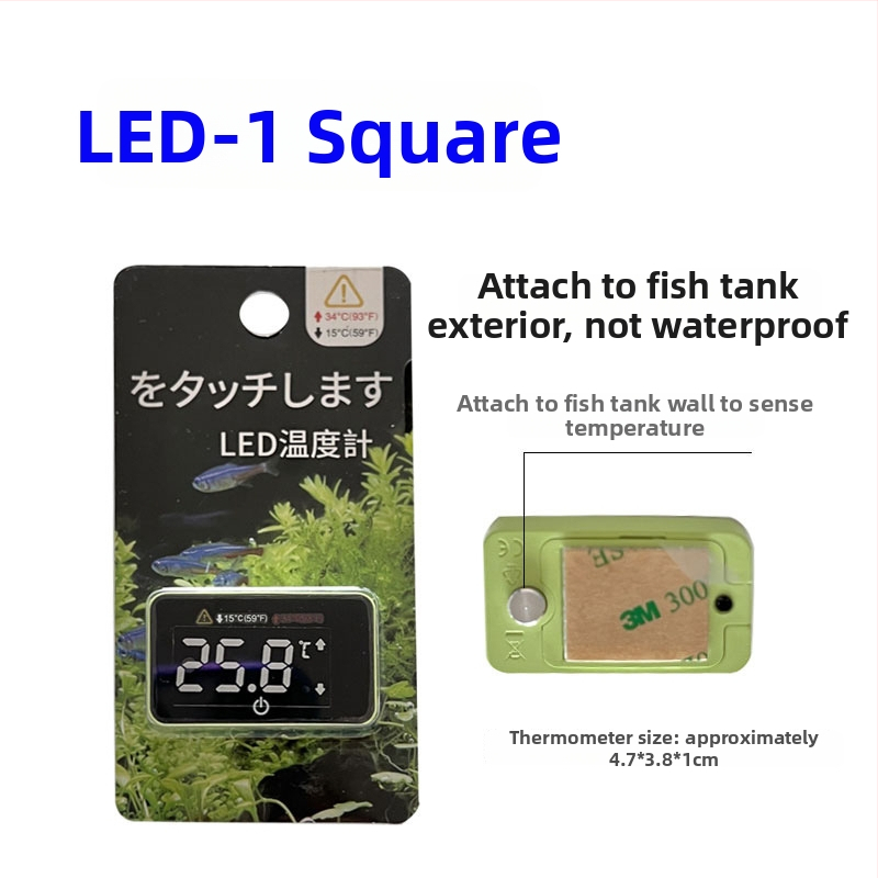 KT-902 Induktívny elektronický teplomer do akvária s dvojitým zobrazením