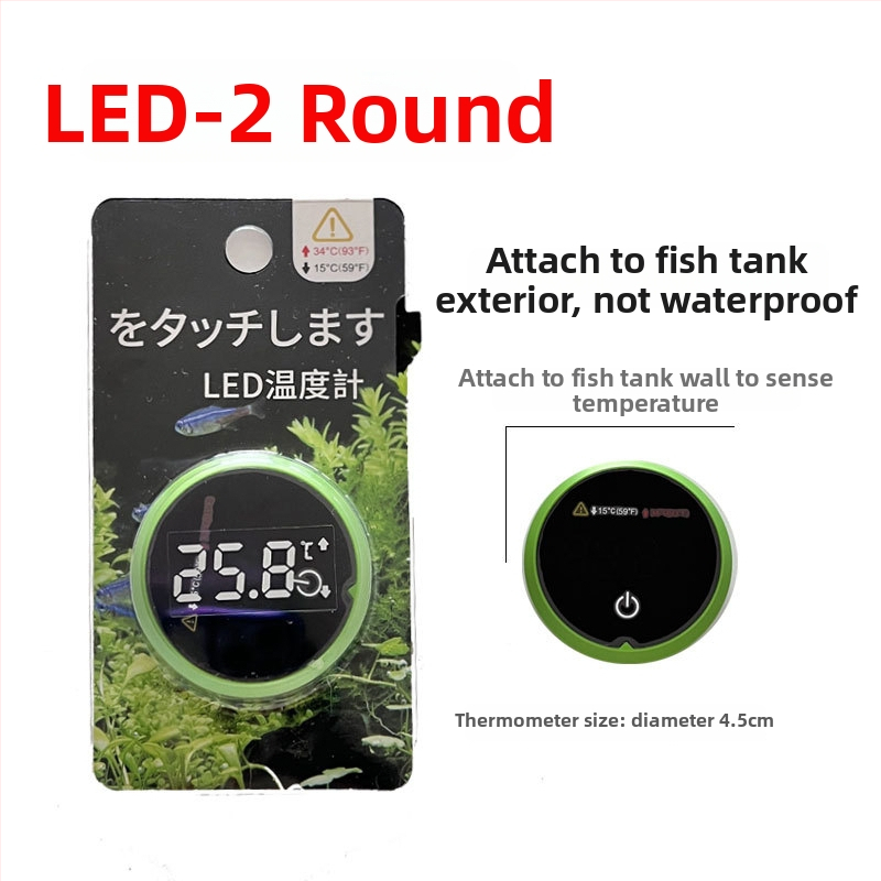 KT-902 Induktívny elektronický teplomer do akvária s dvojitým zobrazením