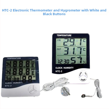 Teplomerač pre vnútornú/vonkajšiu teplotu a vnútornú vlhkosť — presnosť teploty ±1°C, presnosť vlhkosti ±5%, napájanie batériou typu 7