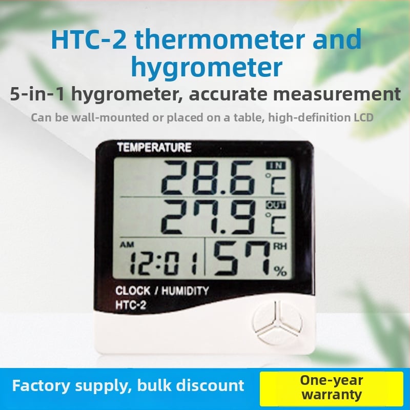 Teplomerač pre vnútornú/vonkajšiu teplotu a vnútornú vlhkosť — presnosť teploty ±1°C, presnosť vlhkosti ±5%, napájanie batériou typu 7
