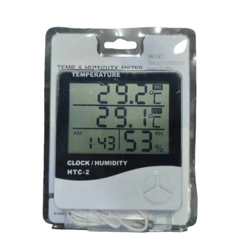 Teplomerač pre vnútornú/vonkajšiu teplotu a vnútornú vlhkosť — presnosť teploty ±1°C, presnosť vlhkosti ±5%, napájanie batériou typu 7