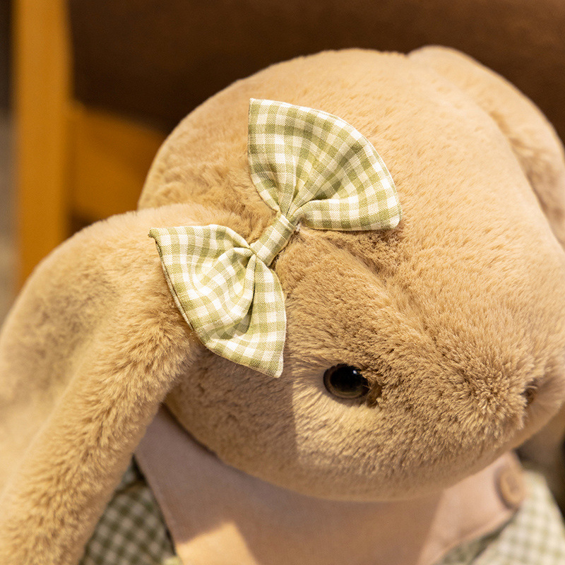 Zeko pliš igračka – duga uši, iznimno mekan kratki pliš, PP pamuk punilo, marka Huale Velvet