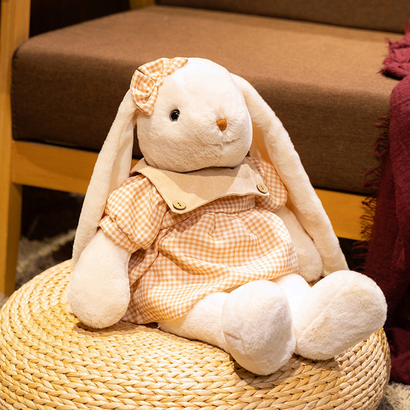 Zeko pliš igračka – duga uši, iznimno mekan kratki pliš, PP pamuk punilo, marka Huale Velvet