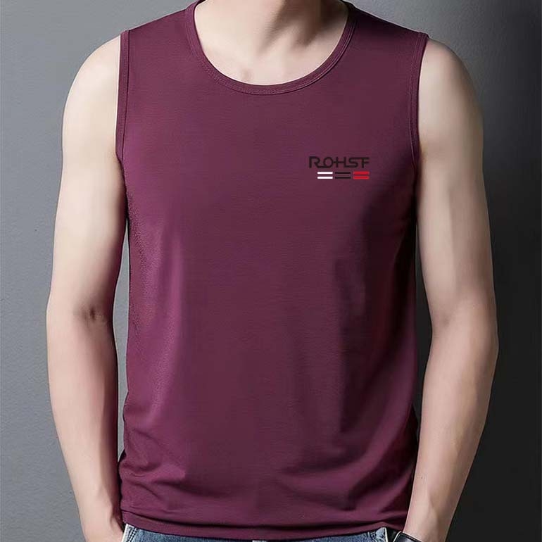 Pánska bezrukávová rýchloschnúca vesta s okrúhlym výstrihom, sieťovaná priedušná tkanina, 100% polyester, stredná hmotnosť 141-160 g/m2, celoročne