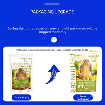 Pinfend suché krmivo pre zajce a morčatá – 500 g, všeobecné použitie, krabica 100, kód produktu Pfd52, krmivo pre domácich miláčikov