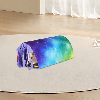 Hniezdo pre hamstera s tunelom z flanel PP, AIRUIDOG, celoročné používanie