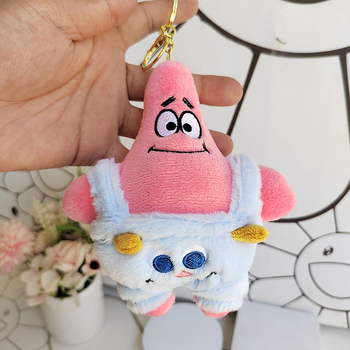 Patrick Star pliš figura kao privjesak za torbu i školske dodatke