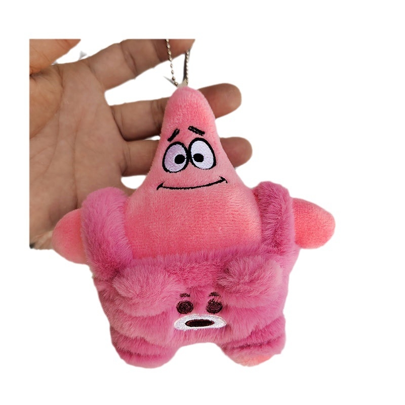 Patrick Star pliš figura kao privjesak za torbu i školske dodatke