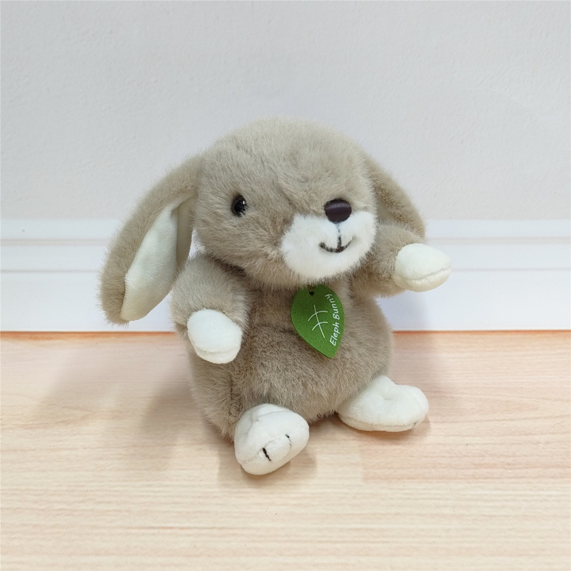 Iepure pluș, jucărie de pluș scurt, umplutură PP bumbac, pentru vârsta 7–14 ani, fabricat în China