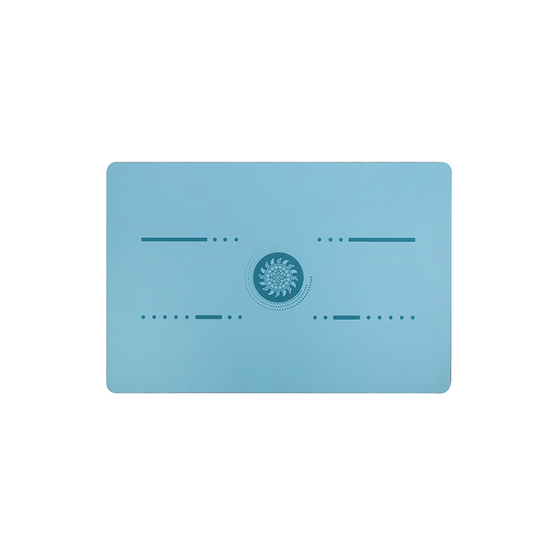 Jóga podložka z PU gumy, pruhovaný vzor, hrúbka 4-5 mm, hmotnosť 0,5 kg