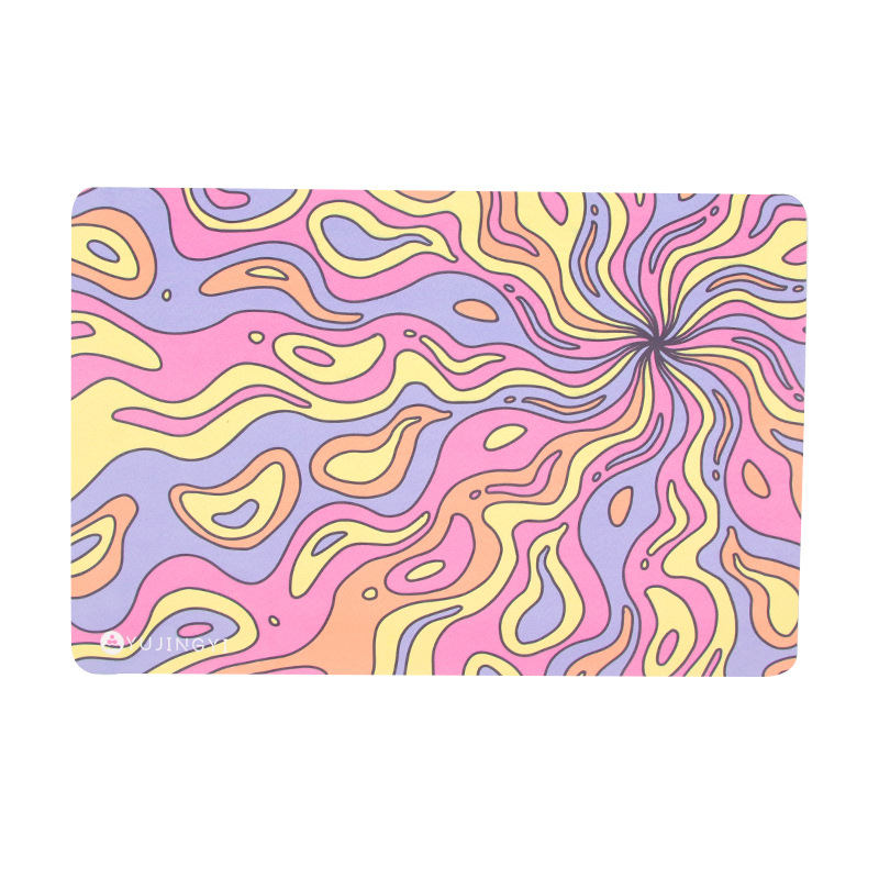 Jóga podložka z PU gumy, pruhovaný vzor, hrúbka 4-5 mm, hmotnosť 0,5 kg