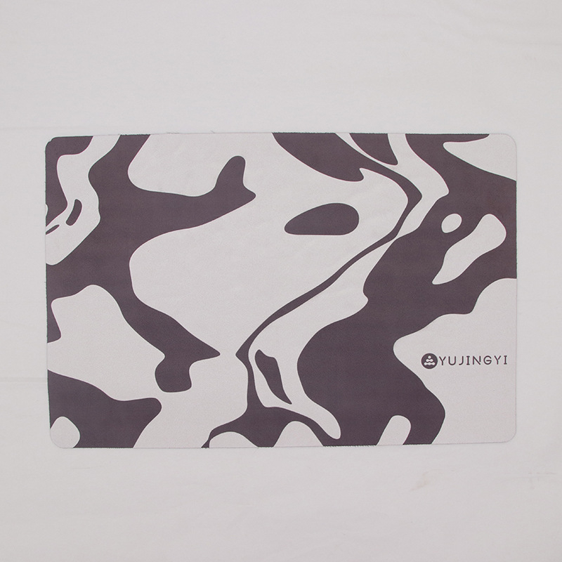 Jóga podložka z PU gumy, pruhovaný vzor, hrúbka 4-5 mm, hmotnosť 0,5 kg