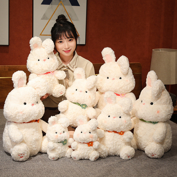 Pluša zeka igračka – kratka pliš, PP pamuk punjenje, prilagodljivo prema slici, za uzrast 15–35 godina