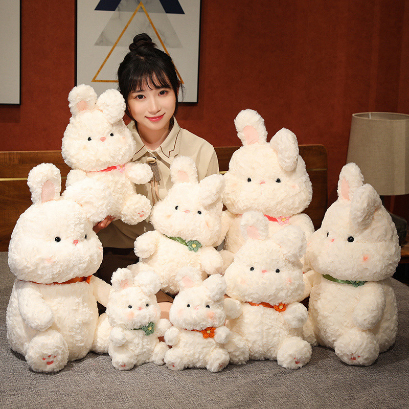 Pluša zeka igračka – kratka pliš, PP pamuk punjenje, prilagodljivo prema slici, za uzrast 15–35 godina