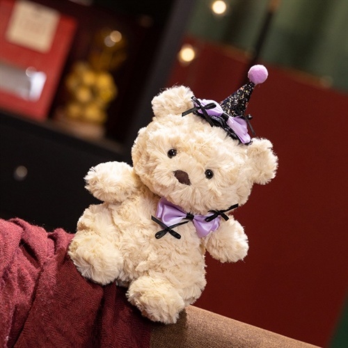 Ursuleț de pluș — pluș scurt, umplutură PP cotton, jucărie pluș, pentru 14+ ani