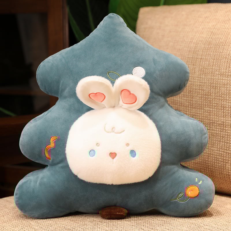 Perne decor pluş cu Moș Crăciun și ren pentru brad, cu umplutură PP bumbac; pluș de înaltă calitate; Categoria: articole din pluș; Tip model: Altul