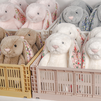 Iepure pluș – umplutură din fibre de bumbac, personalizare după imagine, pentru vârsta 15–35