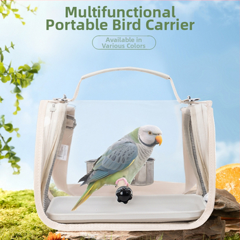 YBtoopet lindude kandekott – kaasaskantav välistingimustesse, Oxford PU materjal, põgenemiskindel disain, ühekihiline, maht kuni 4 kg, lisatarvikud kaasas