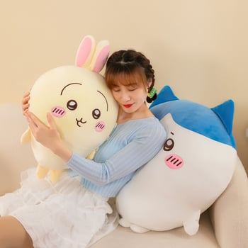 Iepure din pluș Usagi — pluș elastic, umplutură din down, 3C pentru copii sub 14 ani