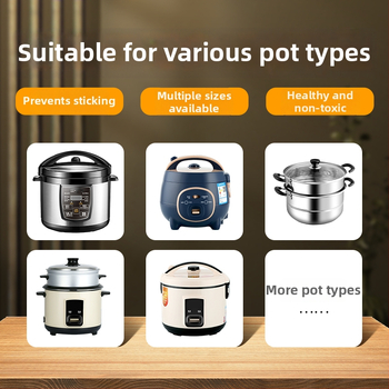 Silikónová podložka na varenie ryže, proti pripáleniu, kruhová, jednofarebná