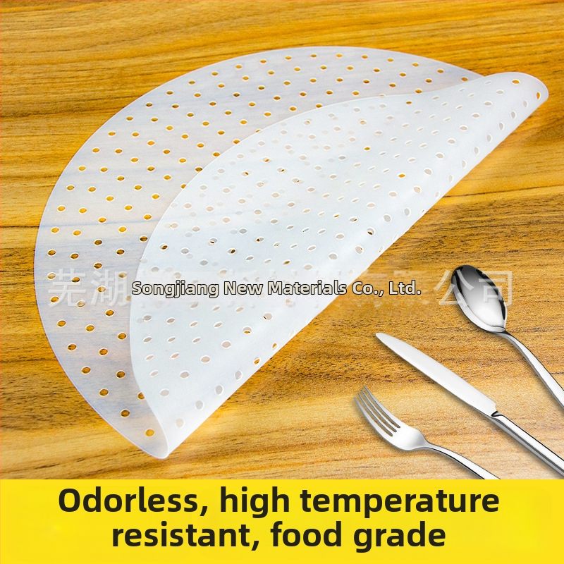 Silikónová podložka na varenie ryže, proti pripáleniu, kruhová, jednofarebná